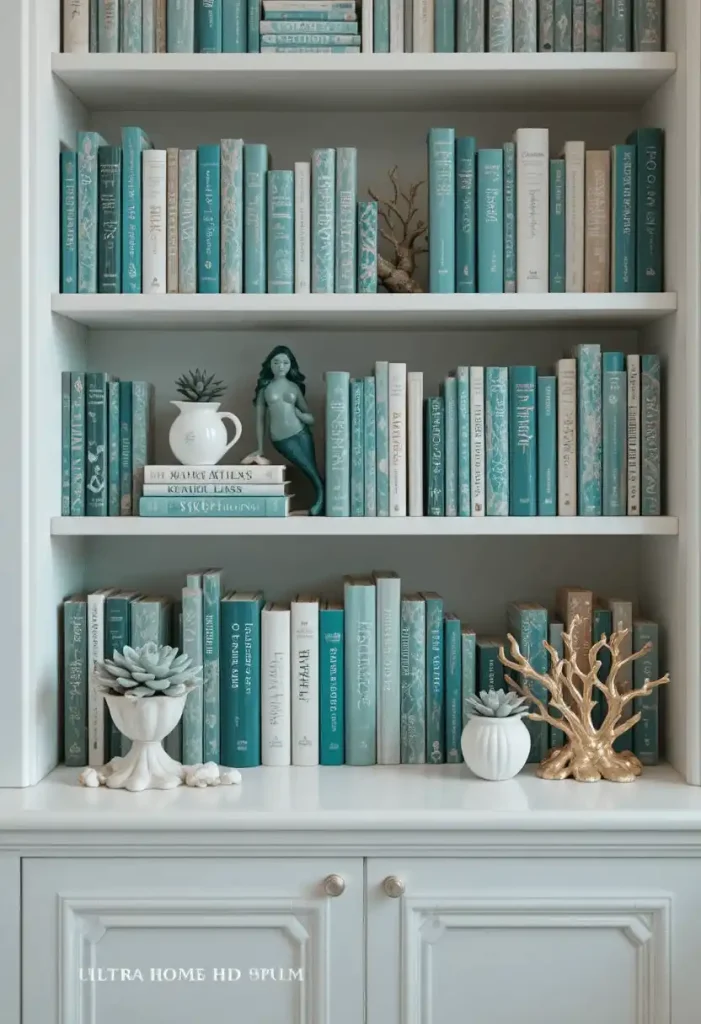 Mermaid-Styled Bookshelf