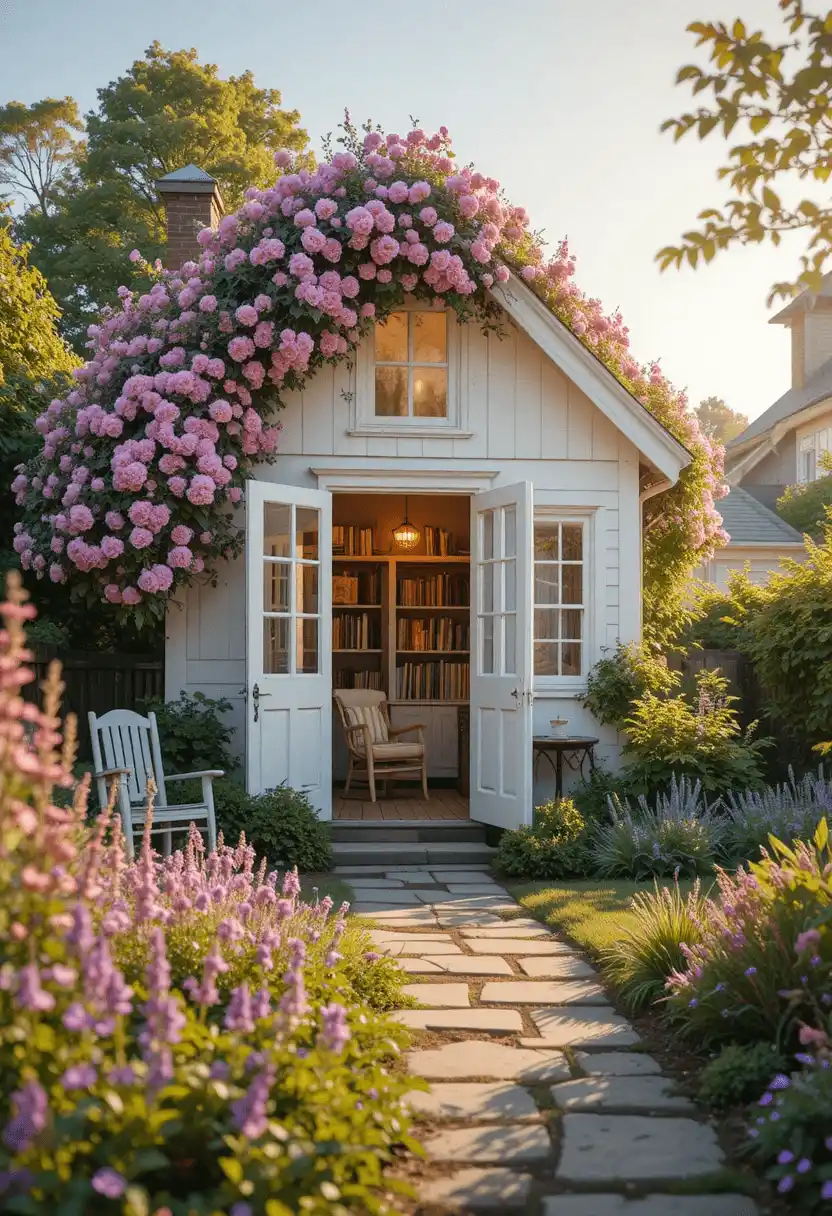 Backyard Cottage and She Shed