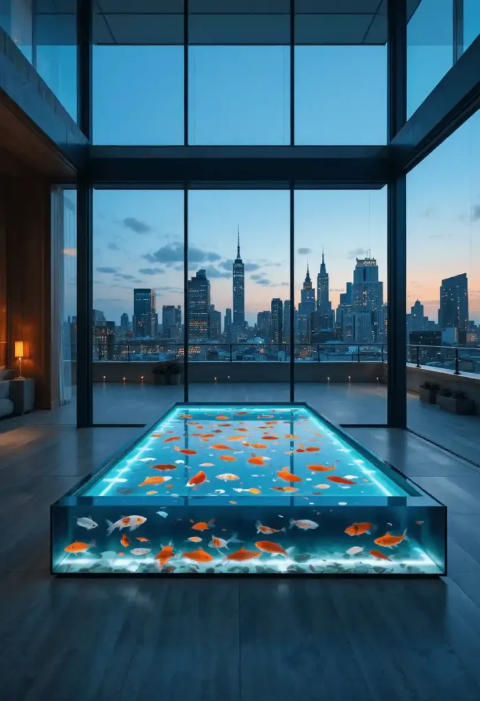 Rooftop Indoor-Outdoor Pond