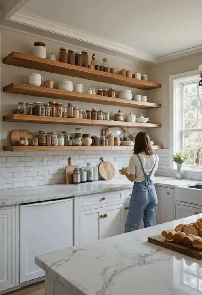 Open Shelving Pantry