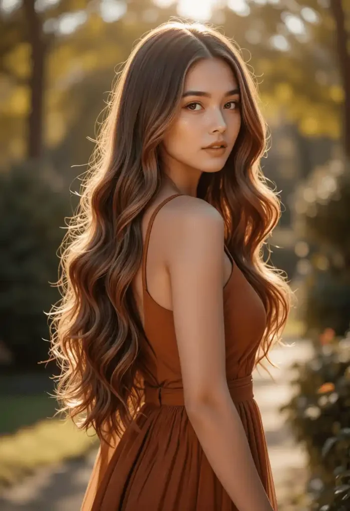 Chocolate Brown Balayage