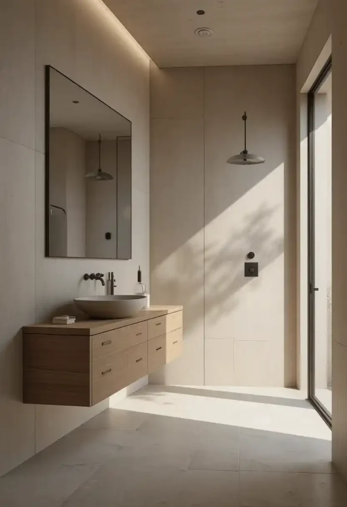 Warm Beige Microcement Walls