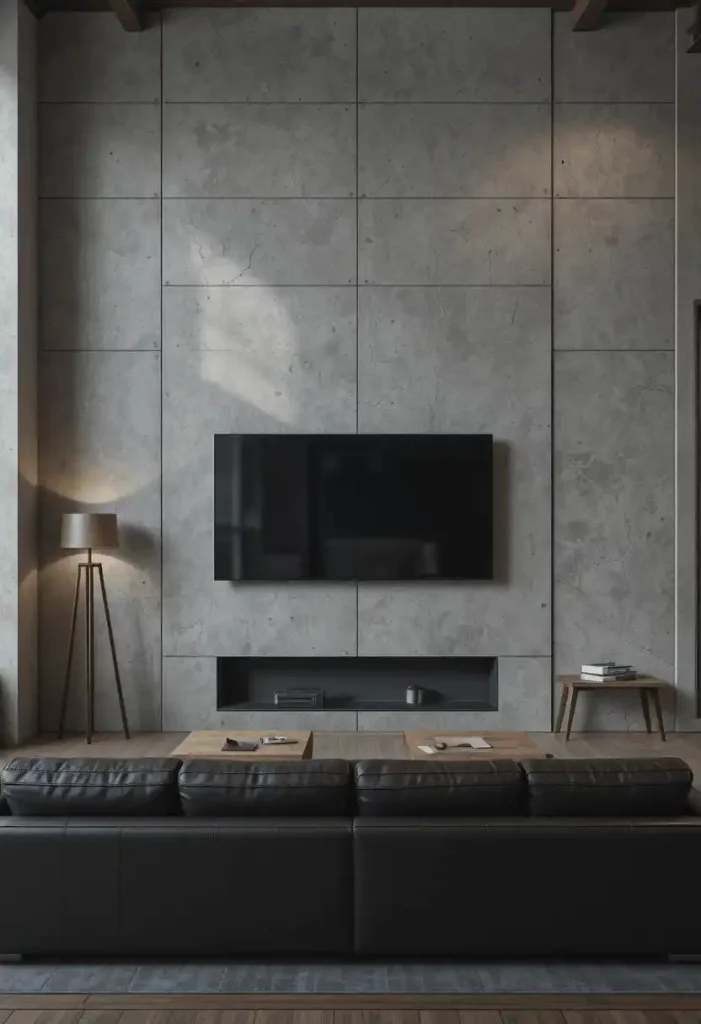 Concrete or Stone Feature Wall