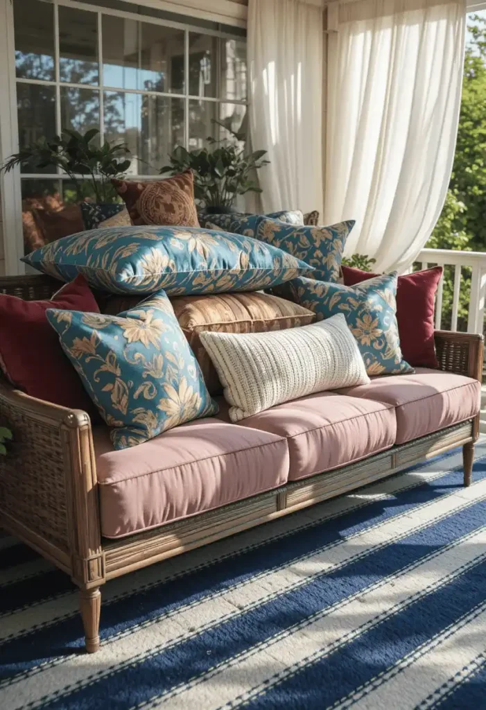 Add Throw Pillows and Cushions