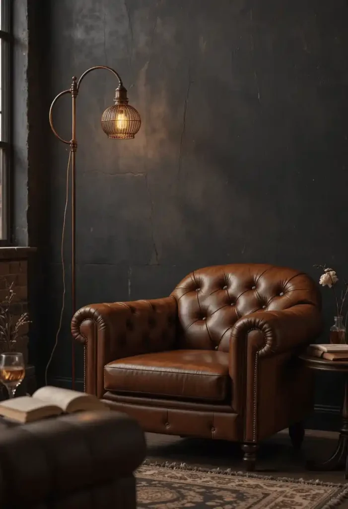 Statement Leather Armchair