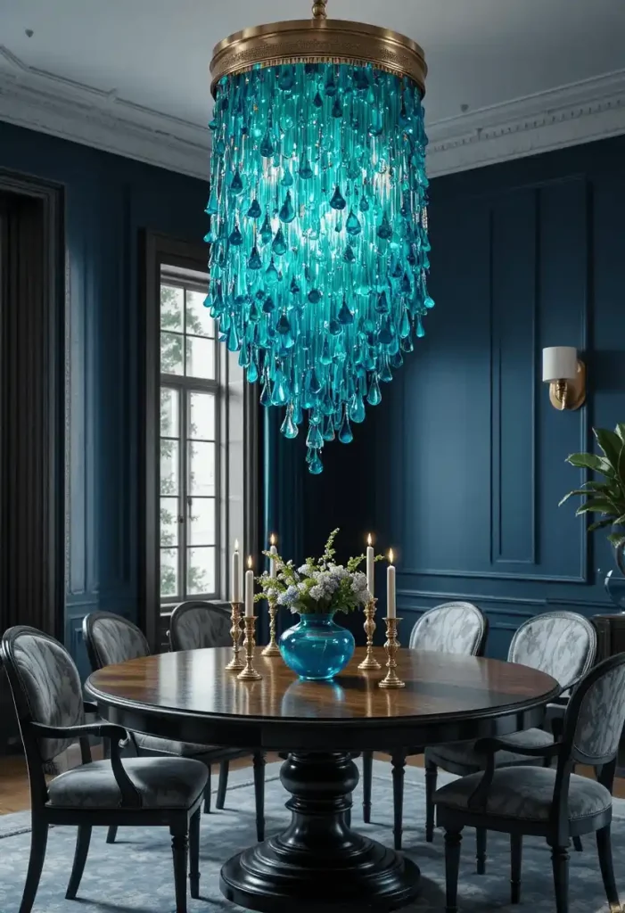 Mermaid-Inspired Chandelier or Pendant Light