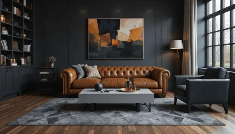 Masculine Living Room Ideas