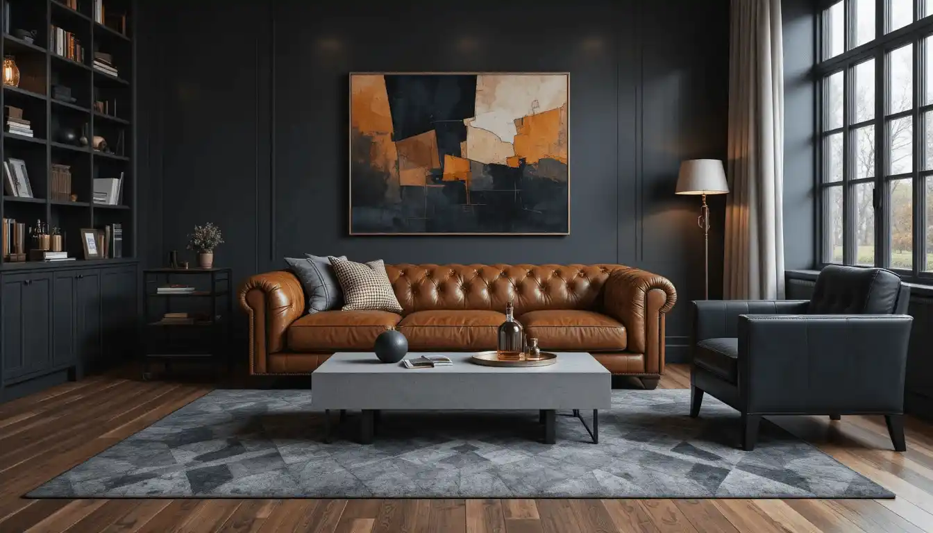Masculine Living Room Ideas