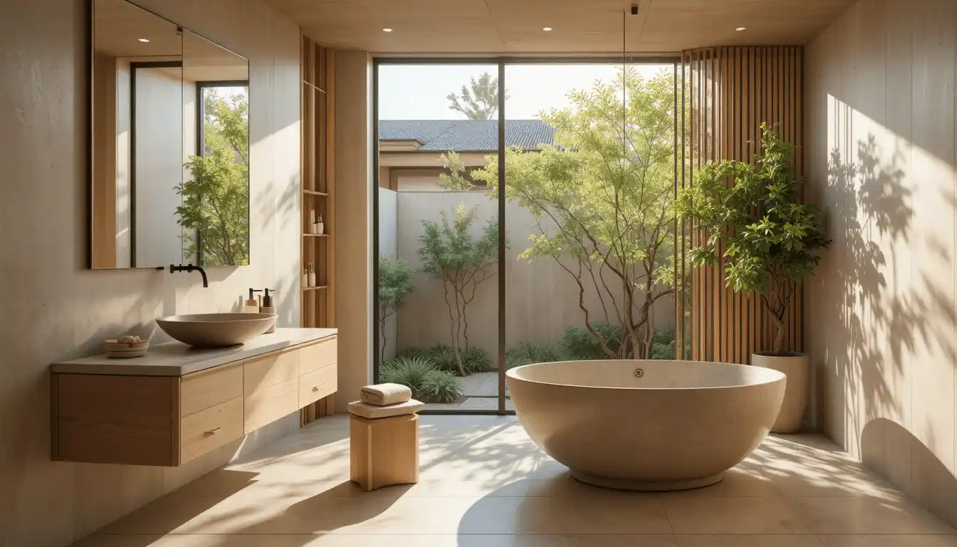 Japandi Bathroom Decor