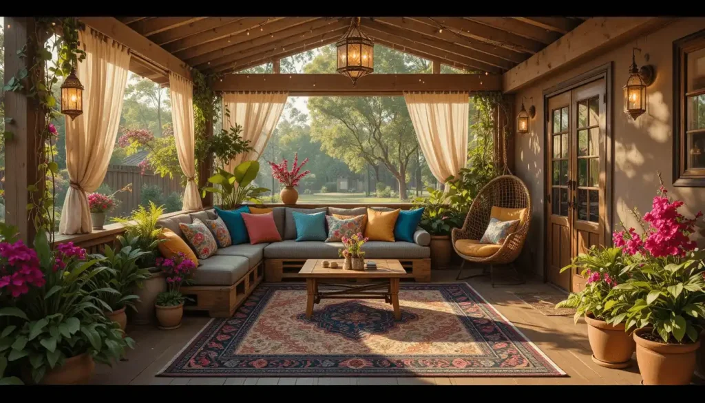 Covered Back Porch Decorating Ideas
