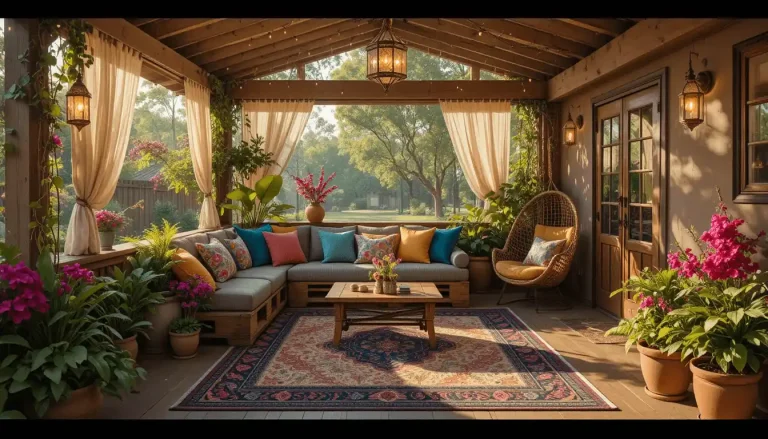 Covered Back Porch Decorating Ideas